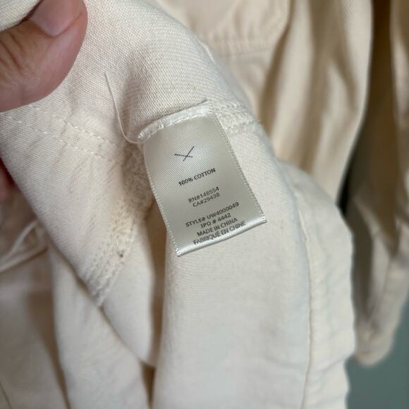 Unpublished Light Weight Tie Waist Cream Jacket - Picture 3 of 5